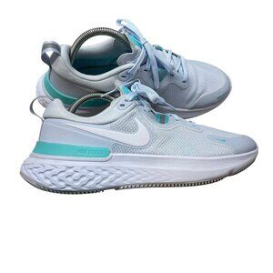 Nike Womens React Miler CW1778-004 Gray White Running Shoes Size 10 Sneakers